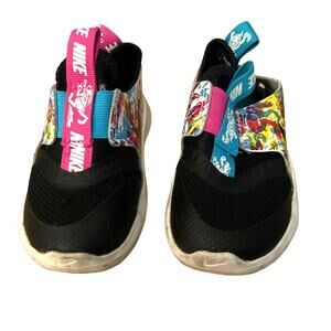 Nike Toddler Girls Flex Runner Fable Sneakers | Navy/Pink | Size 6C